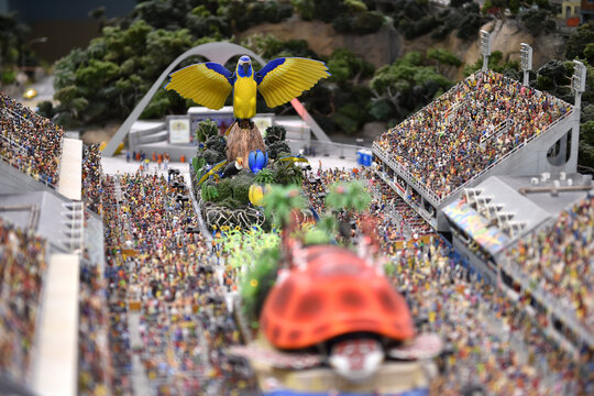 Samb&oacute;dromo in Rio de Janeiro im Miniatur Wunderland Hamburg 