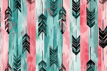 Abstract Tropical Leaf Pattern Design