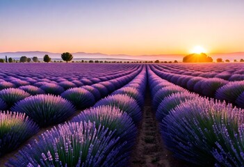 A highly realistic 8k sunrise over a lavender fiel (3)