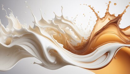 Ondas coloridas em colis&atilde;o