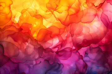 rainbow like colorful smoke, paint or ink in the water, liquid or fluid, motion wallpaper art