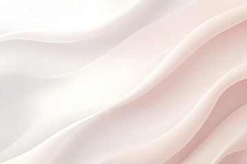 Obraz premium Gentle waves of pink silk fabric, capturing the essence of softness and elegance