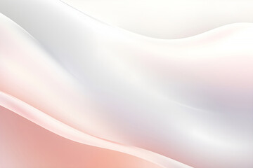 Abstract view of gentle pink and white color flow in a soft texture design