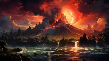 Draagtas painted volcano enormous astral © Robert