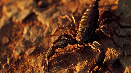 Poisonous Stinger of a Scorpion - obrazy, fototapety, plakaty