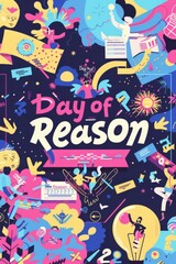 Obraz premium illustration with text to commemorate Day of Reason