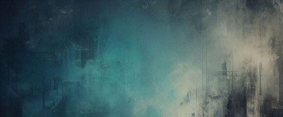 Patrón de fondo azul abstracto en diseño de textura grunge colores azul verde y turquesa en ilustración pintada moteada y sucia