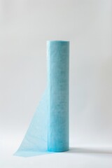 Fototapeta premium Blue tissue roll on a table, versatile image for various uses