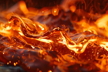 Lava molten texture or liquid glass texture Colorful digital design background