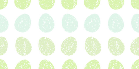 Cute illustration with colorful Easter eggs with watercolor texture, spring banner