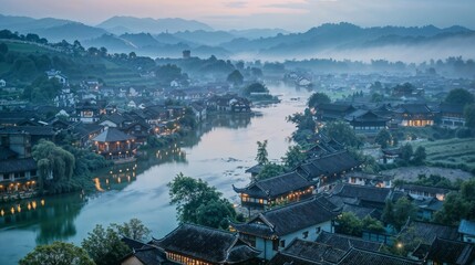 Panorama of the mountains