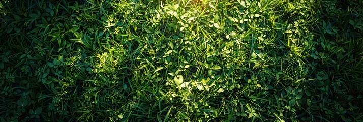 High-resolution background with a lush and vibrant carpet of greenery. Spring green grass field.