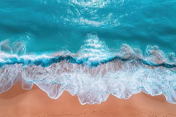 Foto op Plexiglas beautiful calm ocean beach view on a sunny day professional photography © NikahGeh