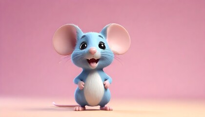 cute little cartoon mouse