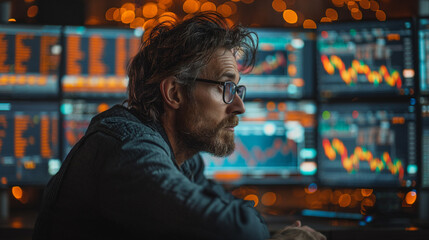 Obraz premium Business trading online stock