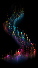 Abstract lines and waves PPT background