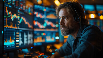 Obraz premium Business trading online stock