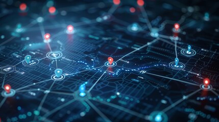 A timeline with different event markers representing the historical tracking and data retention capabilities of integrated security databases. .