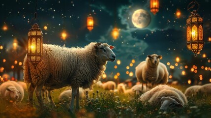 The sheep is the symbol of Eid al-Adha for Muslims.