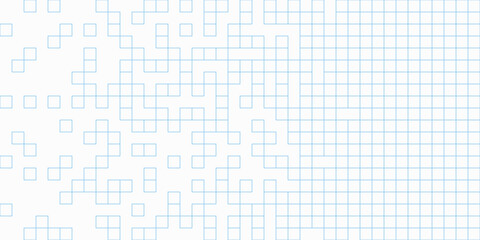 Dissolved square dotted vector icon with disintegration effect. Rectangular items grouped into square shapes disappear