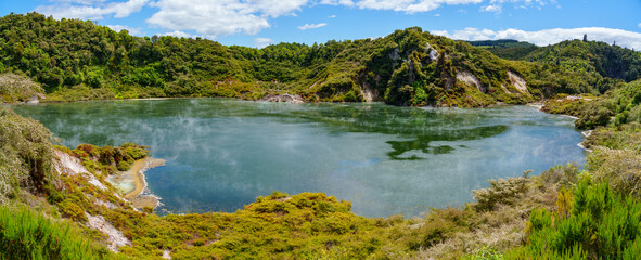 Geothermal Lake in Waiotapu, New Zealand