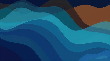 Fototapeta premium background image for a charity website using deep blue with accents of warm brown, cool green, light blue and dark blue.