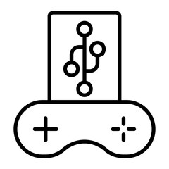 Version Vector Line Icon