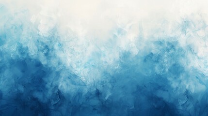 abstract background with blue and white gradient, light color, soft, blurry, watercolor paper...
