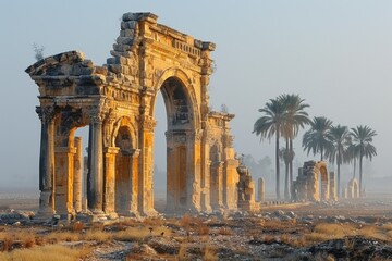 Explore the ancient ruins, a testament of civilizations. - obrazy, fototapety, plakaty