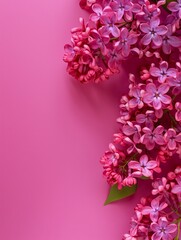 Fototapeta premium lilac flowers background.