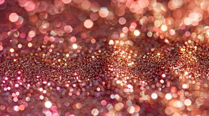   A blurred photo of a pink background adorned with numerous small circles of light, and another blurred image featuring the same pink backdrop embellished by various tiny circles