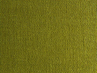 Flax green linen canvas background or texture. Fabric green olive color pattern. Grunge natural...