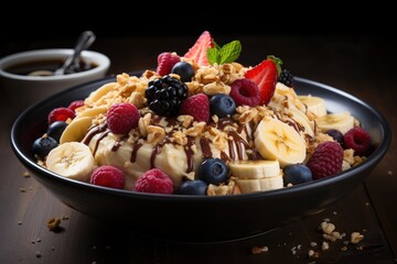 Acai with peanut butter irresistible combination!, generative IA