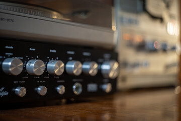 Retro photo of a Classical Amplifier