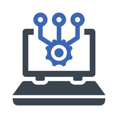 Laptop hypervisor Icon