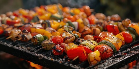 The sizzle of a cooking demo as the aroma of grilled vegetables fills the air