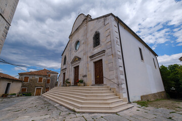 Oprtalj old town in Istria Croatia