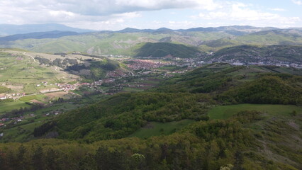 view from the top of the mountain