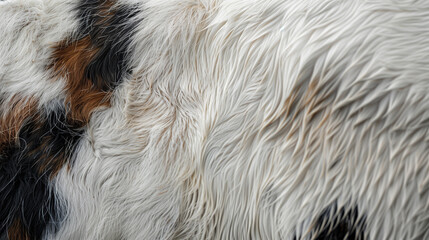 Textured Cowhide Close-Up