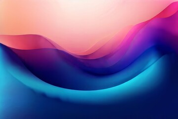 abstract wavy background  with grainy gradients AI