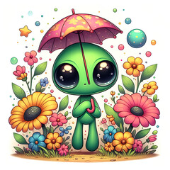 Ein kleines süßes Alien