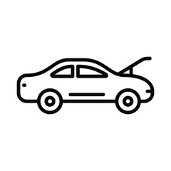 car maintenance line icons vector design illustration template