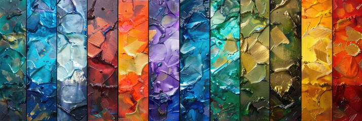 Trendy art color. Abstract foil paintings. Natural Luxury