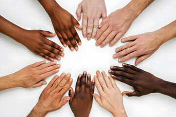 Many Cultural Hands Coming Together