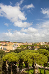 View of Rome from Castel Sant'Angelo