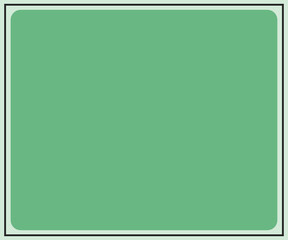 matte green background with border looks like a frame. Premium flat backdrop empty for text in medium square size