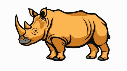   A rhinoceros is a species of rhino native to the United States