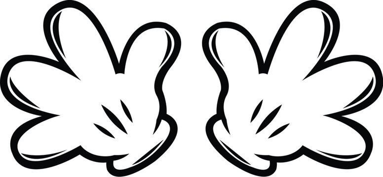 Mickey Mouse Hands - Mouse Hands, mickey mouse gloves Design