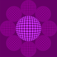 mandala pattern artwork for colorful background