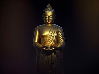 golden buddhaGolden statue of Buddha, Buddhist Art statue